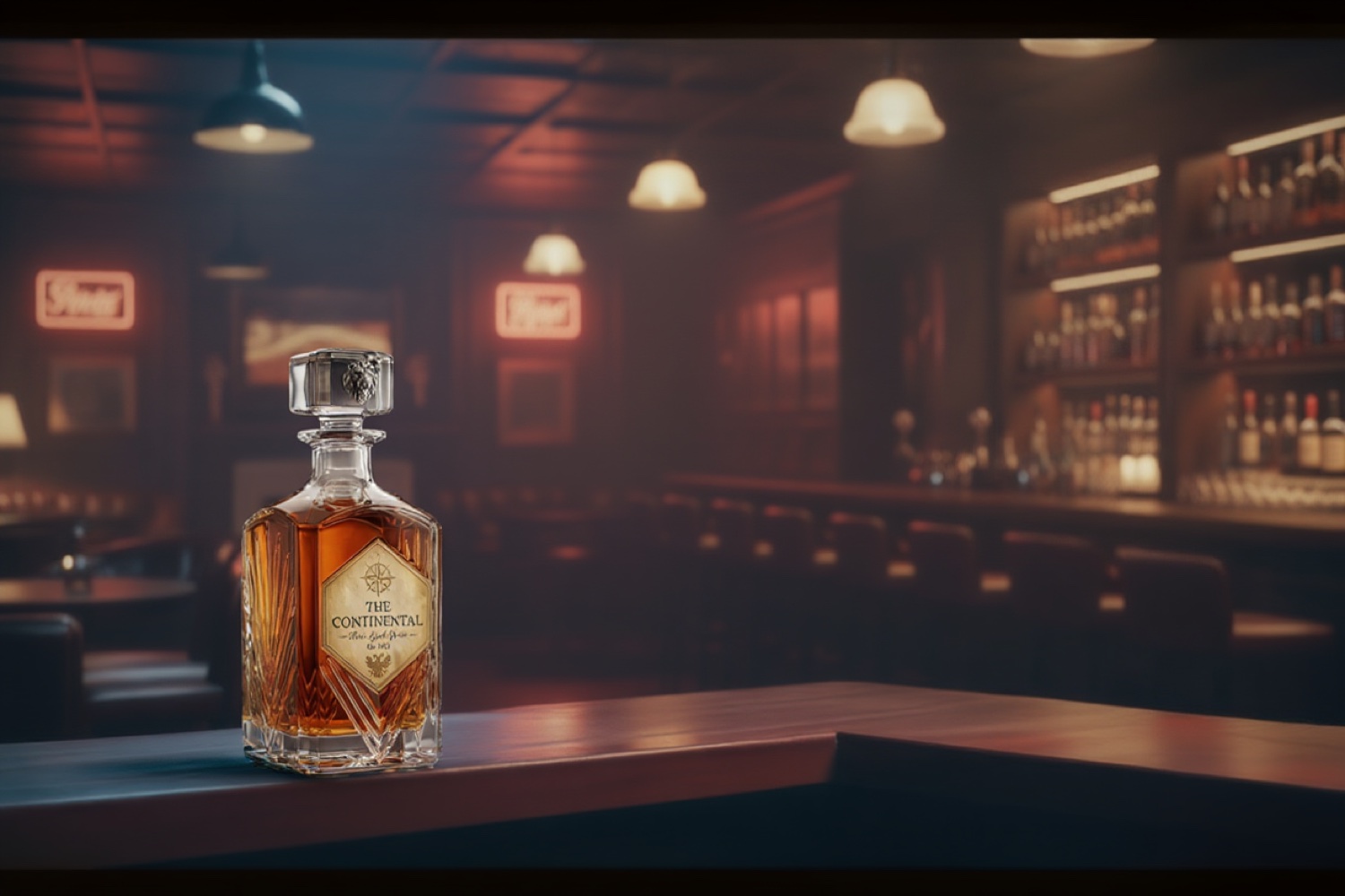 DogFather crystal decanter hero shot